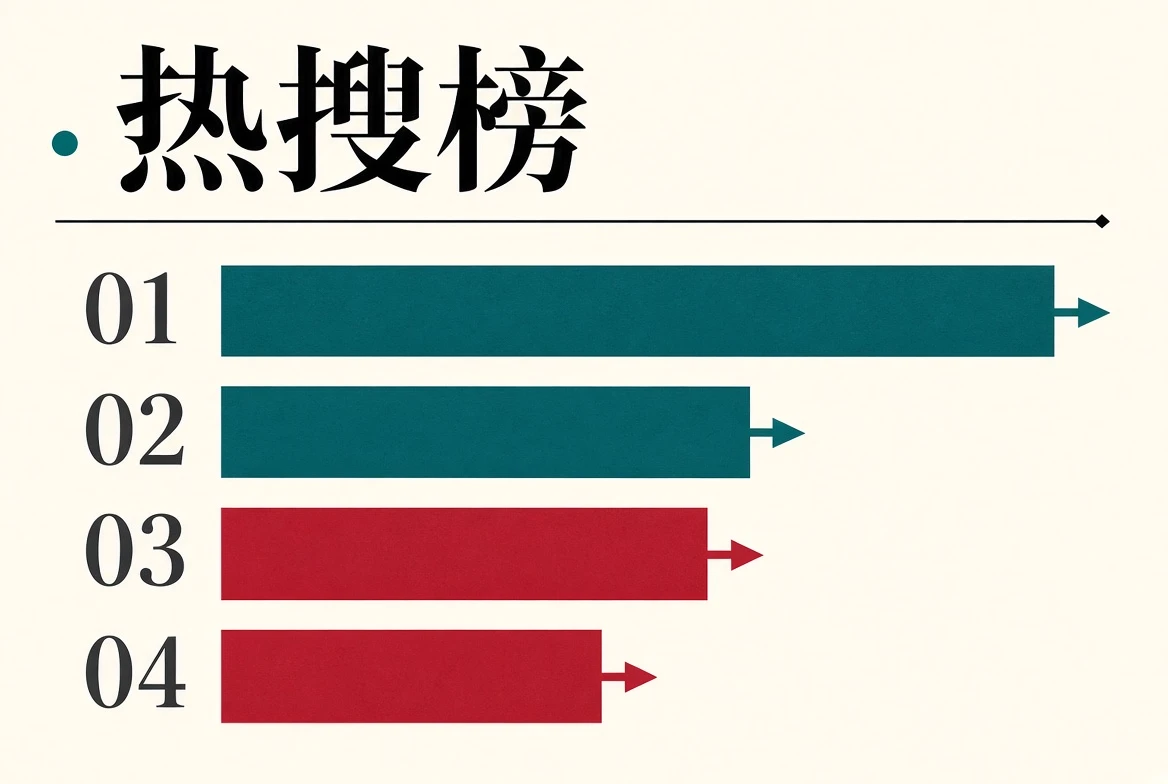 热搜榜编辑推荐主题画面